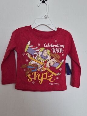 Disney Pixar Toy Story Toddler's Long Sleeve Top Shirt Size 2T